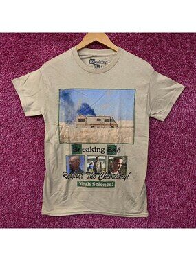 Breaking Bad Respect The Chemistry Yeah Science Graphic T-Shirt Small